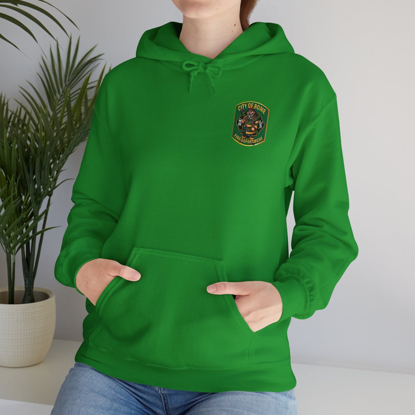 Rome Fire Department St Patrick's Day Hoodie
