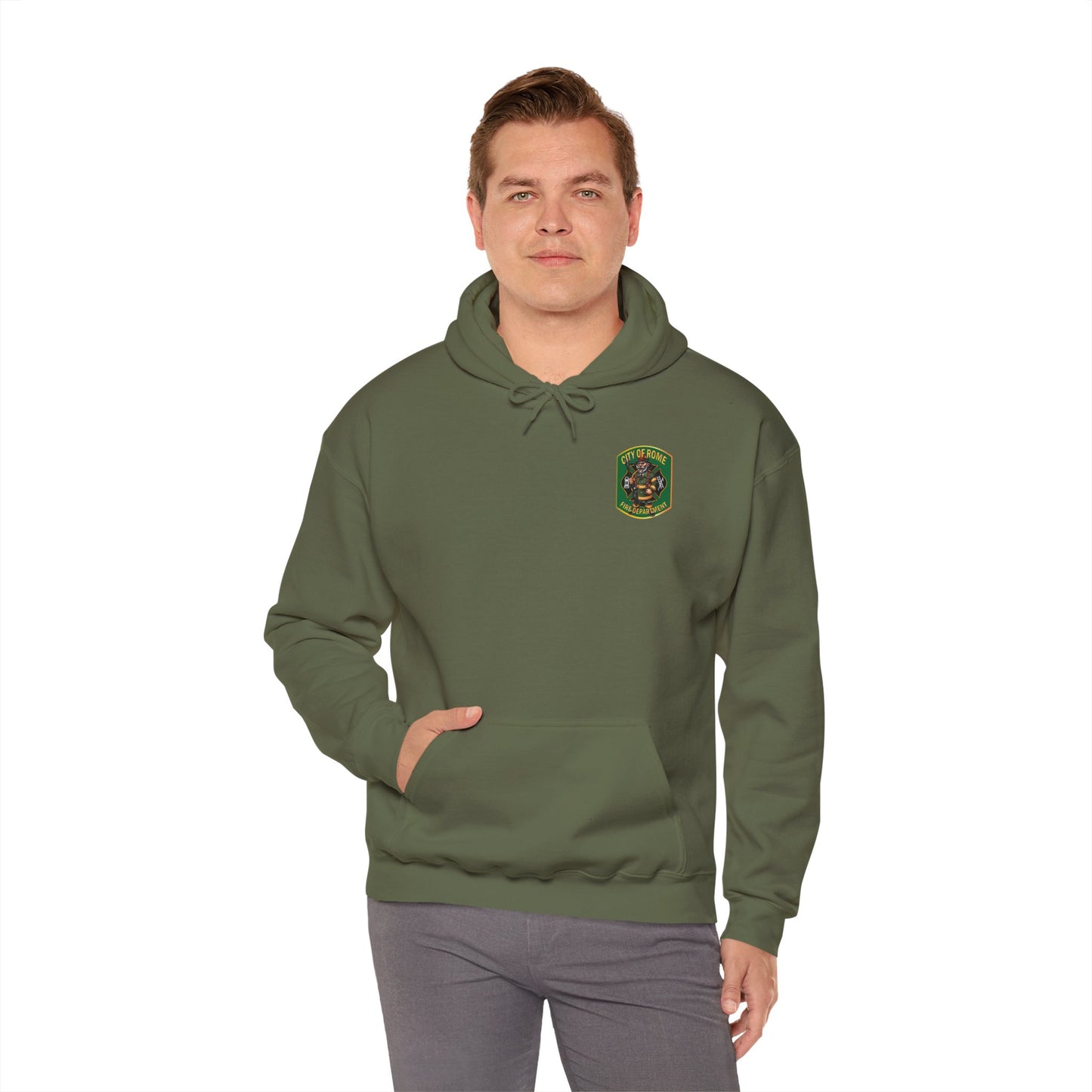 Rome Fire Department St Patrick's Day Hoodie