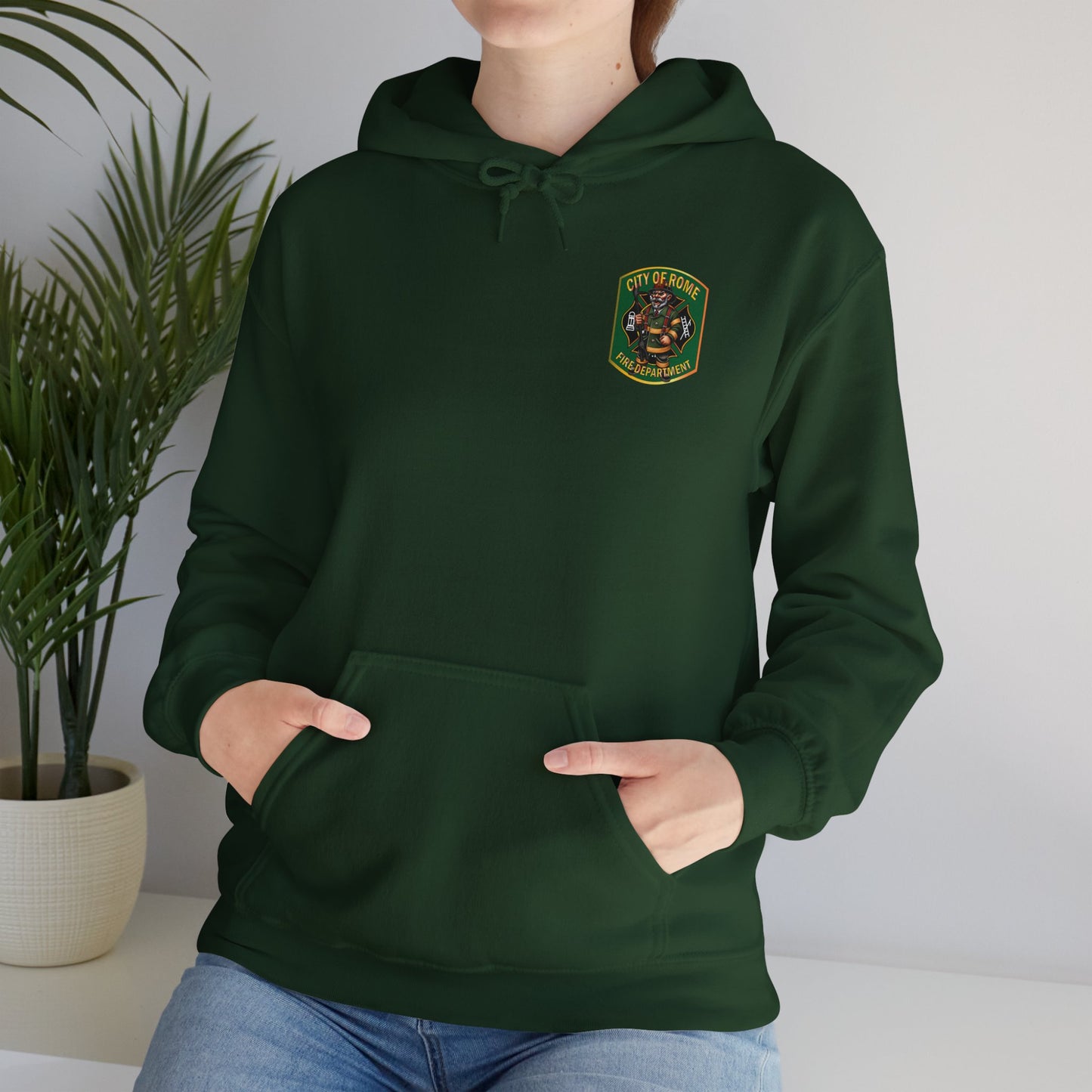 Rome Fire Department St Patrick's Day Hoodie