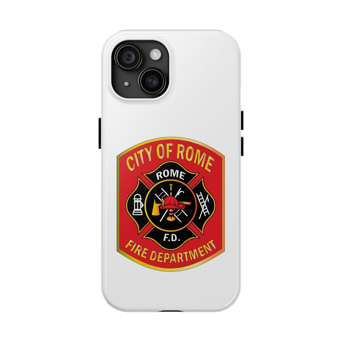 Rome Fire Department Tough Phone Case - Durable Protection with Pride