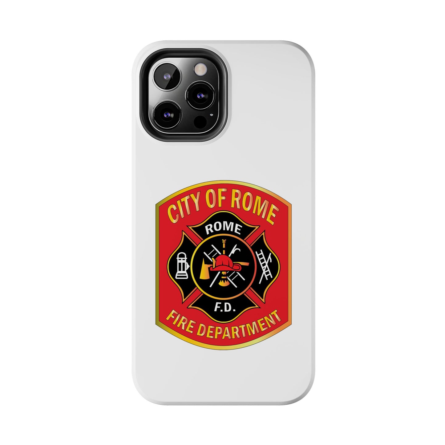 Rome Fire Department Tough Phone Case - Durable Protection with Pride