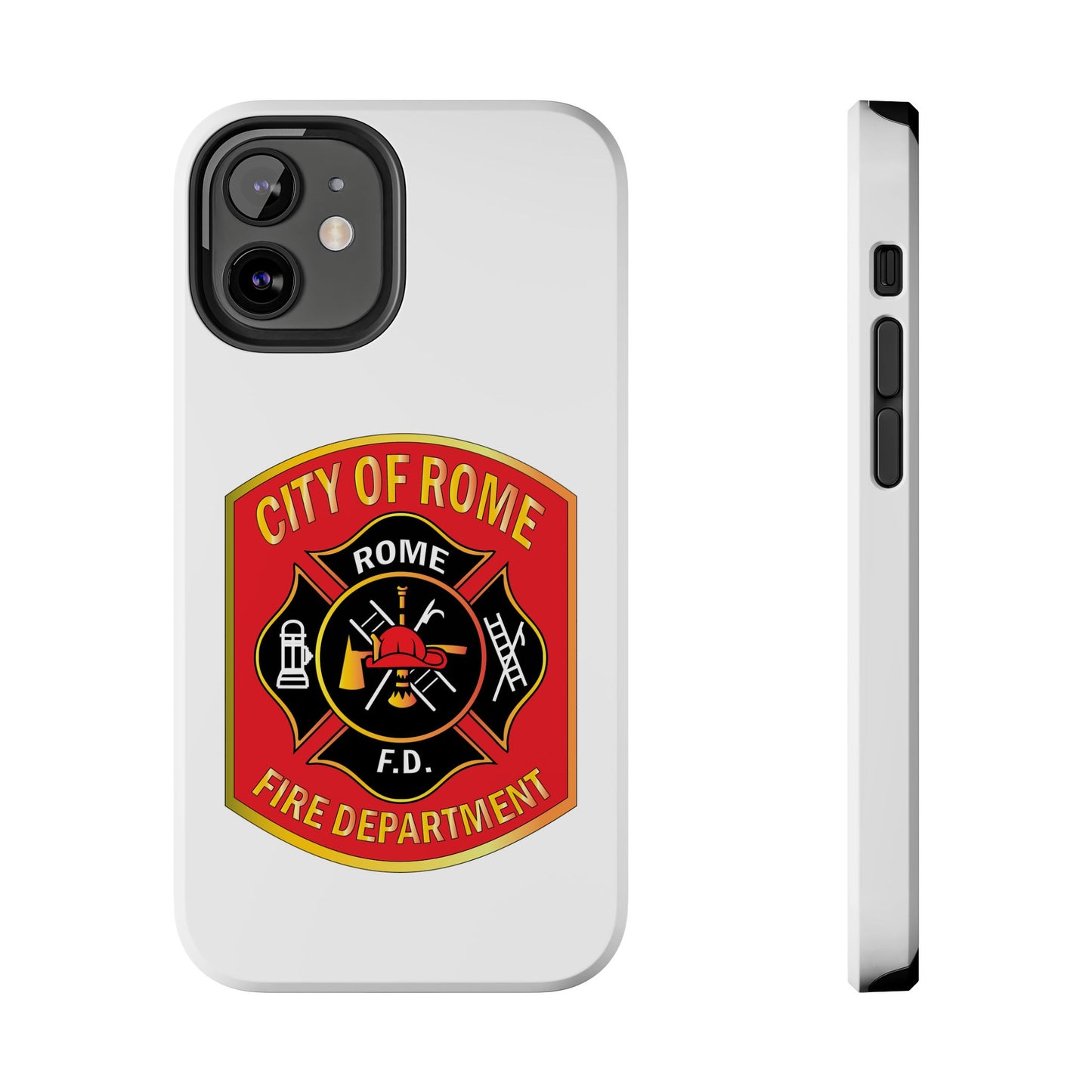 Rome Fire Department Tough Phone Case - Durable Protection with Pride