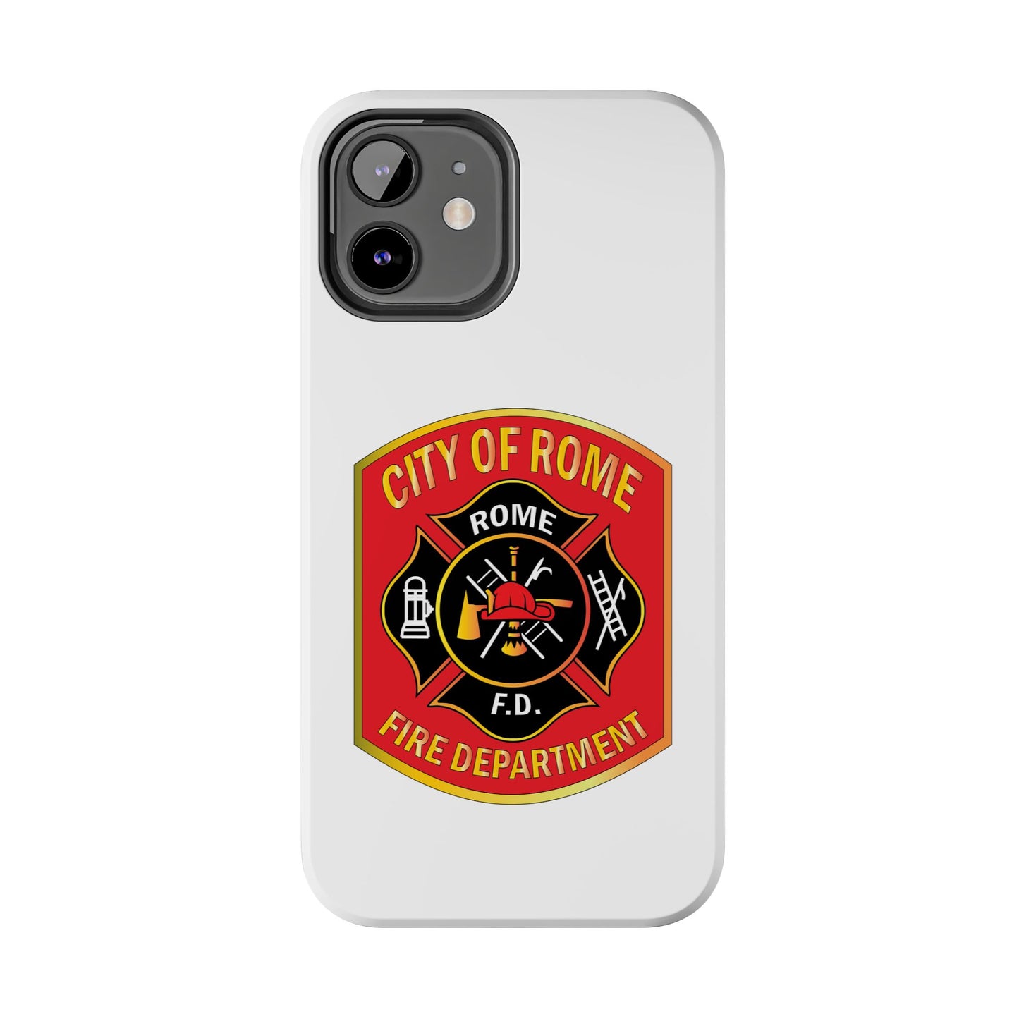 Rome Fire Department Tough Phone Case - Durable Protection with Pride