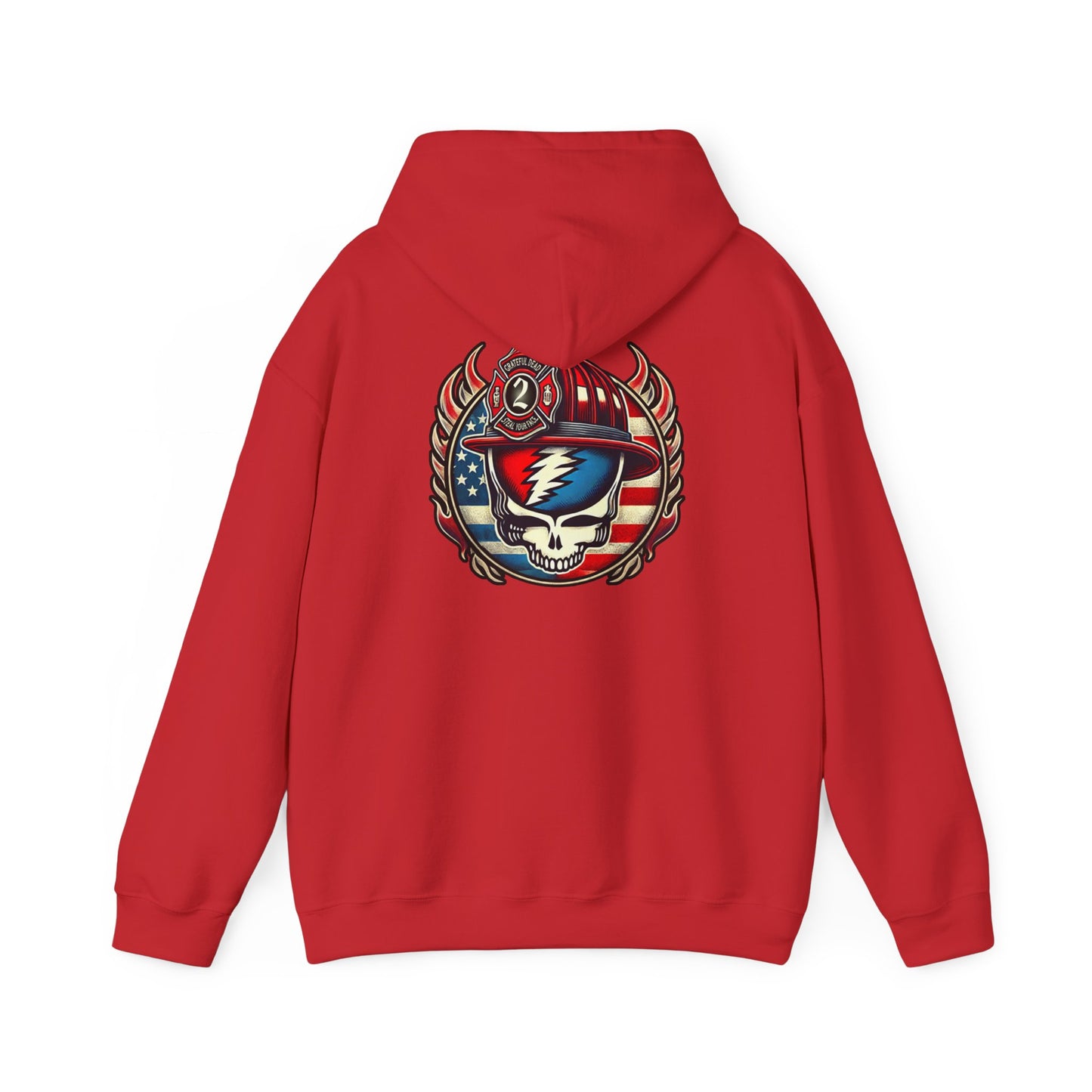 Vintage-Inspired Unisex Heavy Blend™ Hooded Sweatshirt with Retro Graphic Design