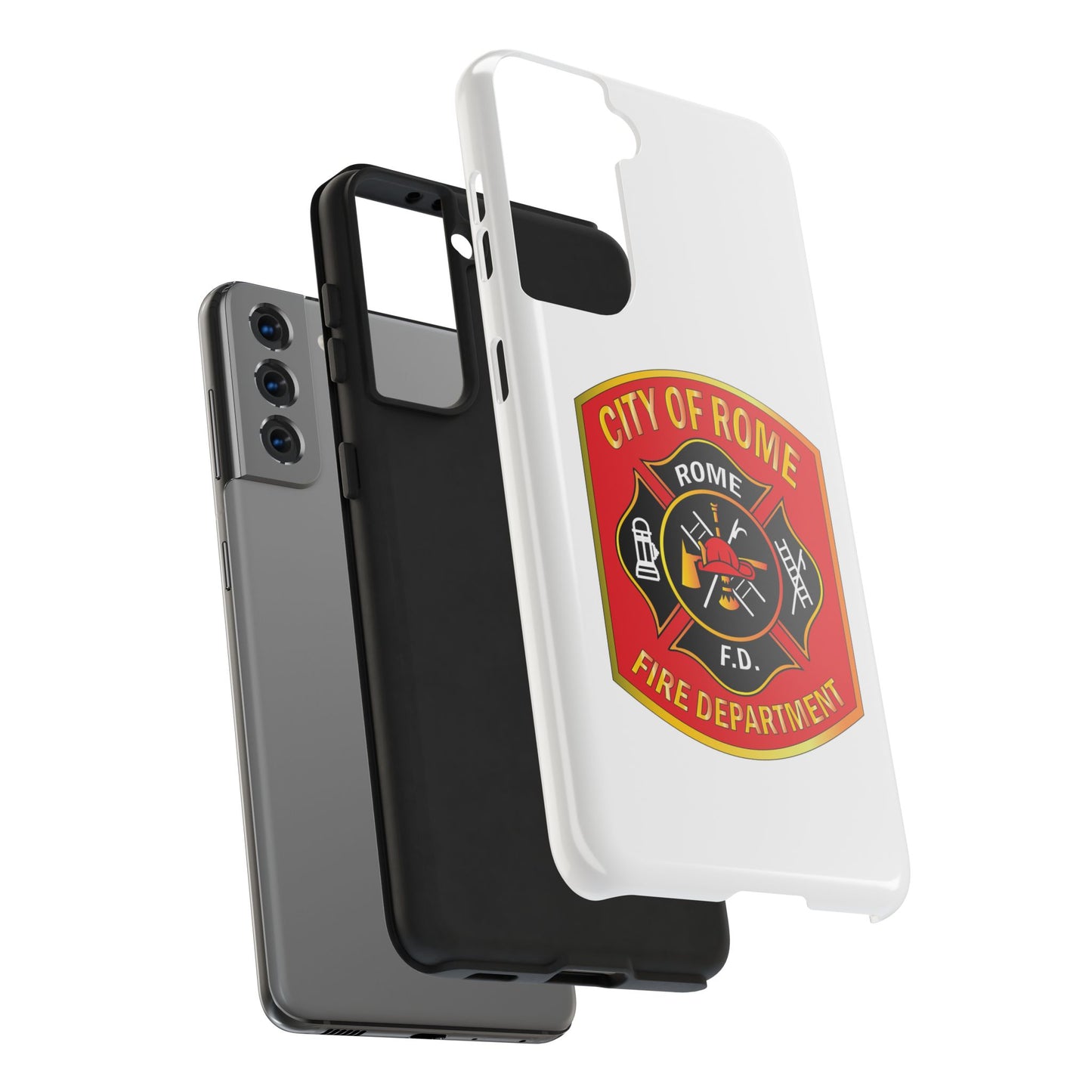 Rome Fire Department Tough Phone Case - Durable Protection with Pride