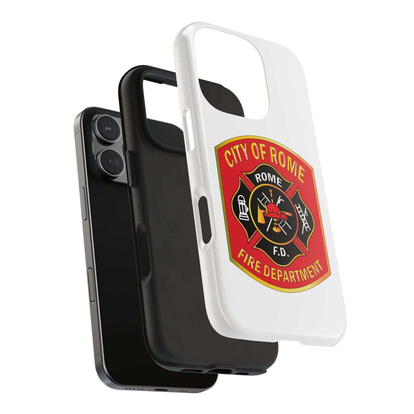 Rome Fire Department Tough Phone Case - Durable Protection with Pride