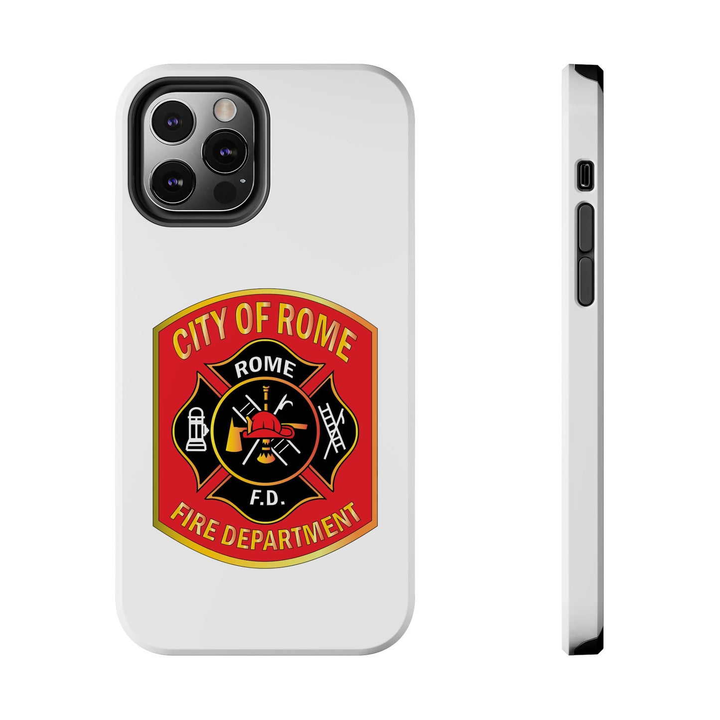 Rome Fire Department Tough Phone Case - Durable Protection with Pride