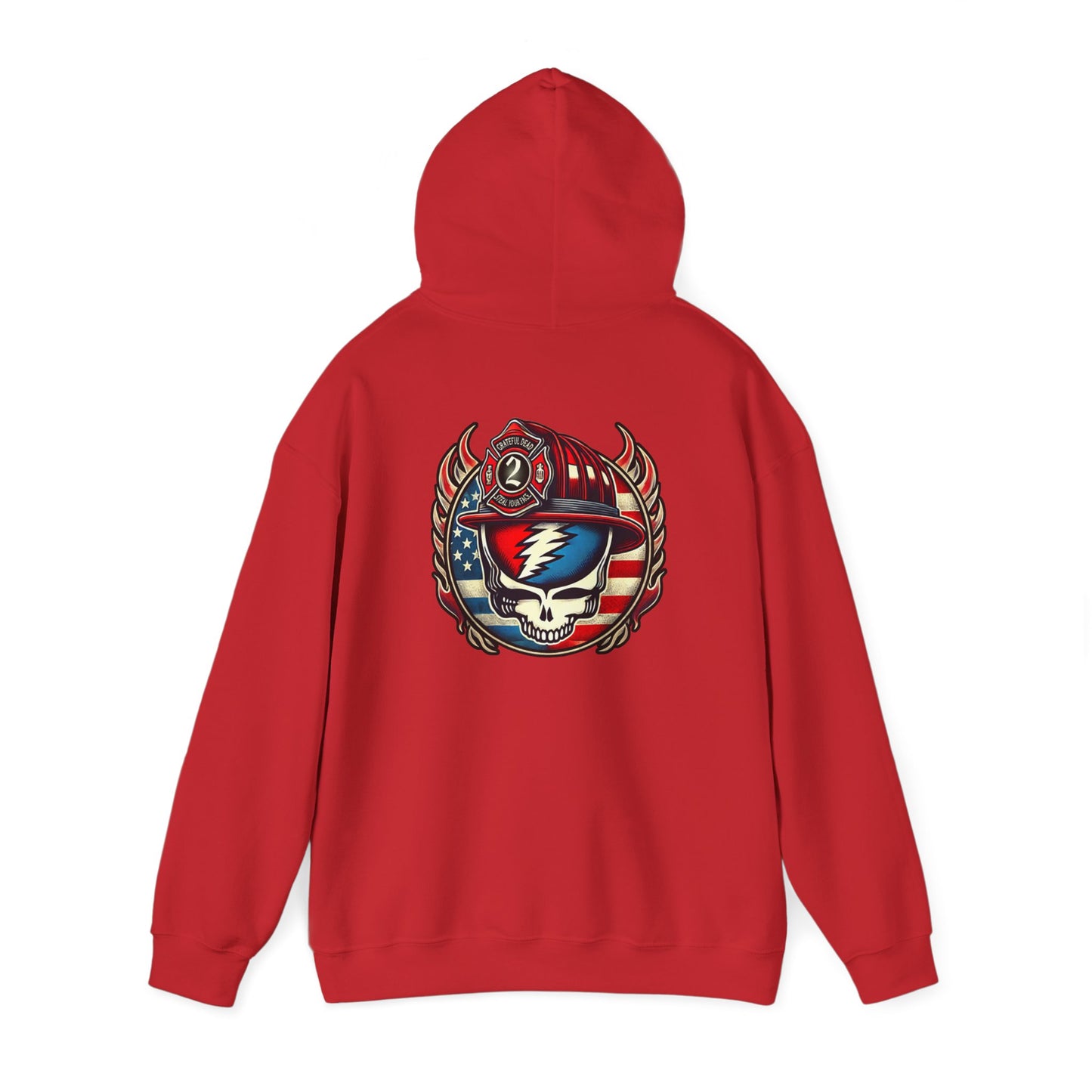 Vintage-Inspired Unisex Heavy Blend™ Hooded Sweatshirt with Retro Graphic Design