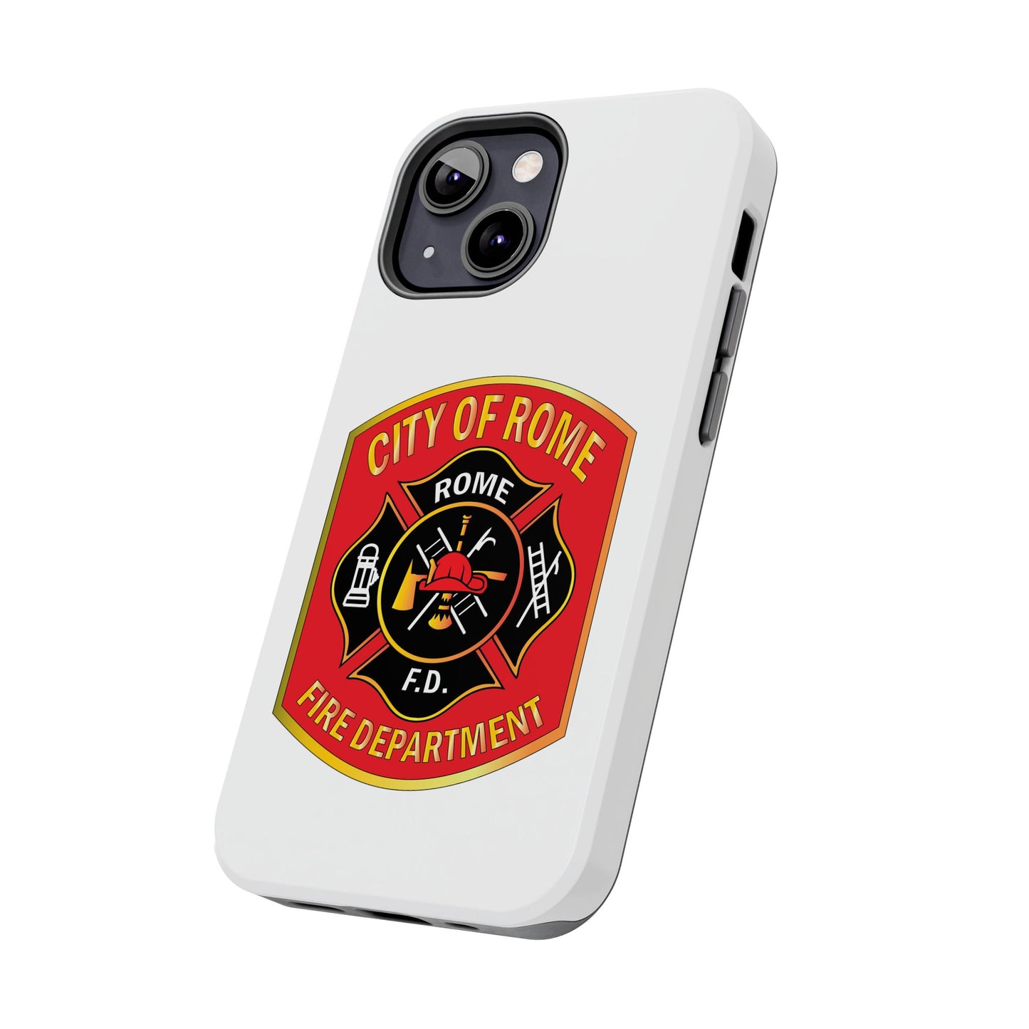 Rome Fire Department Tough Phone Case - Durable Protection with Pride