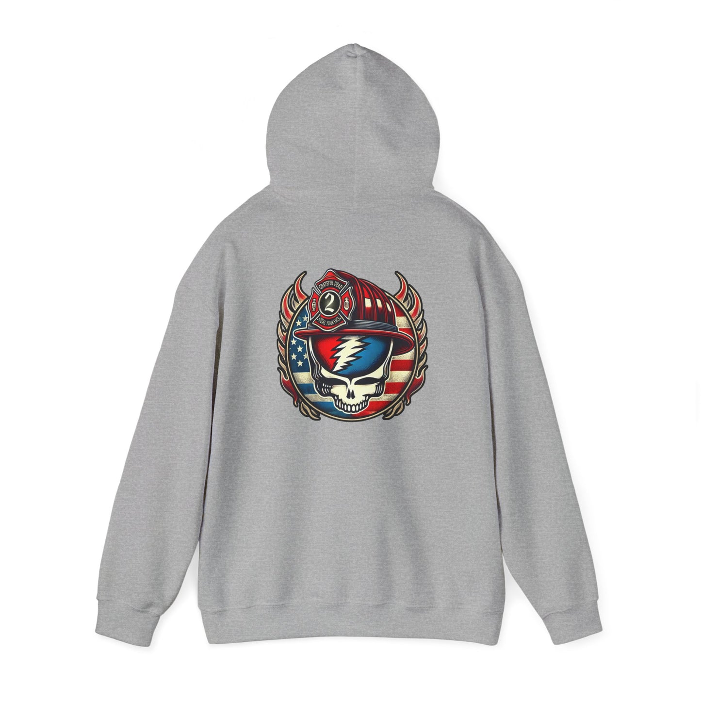 Vintage-Inspired Unisex Heavy Blend™ Hooded Sweatshirt with Retro Graphic Design