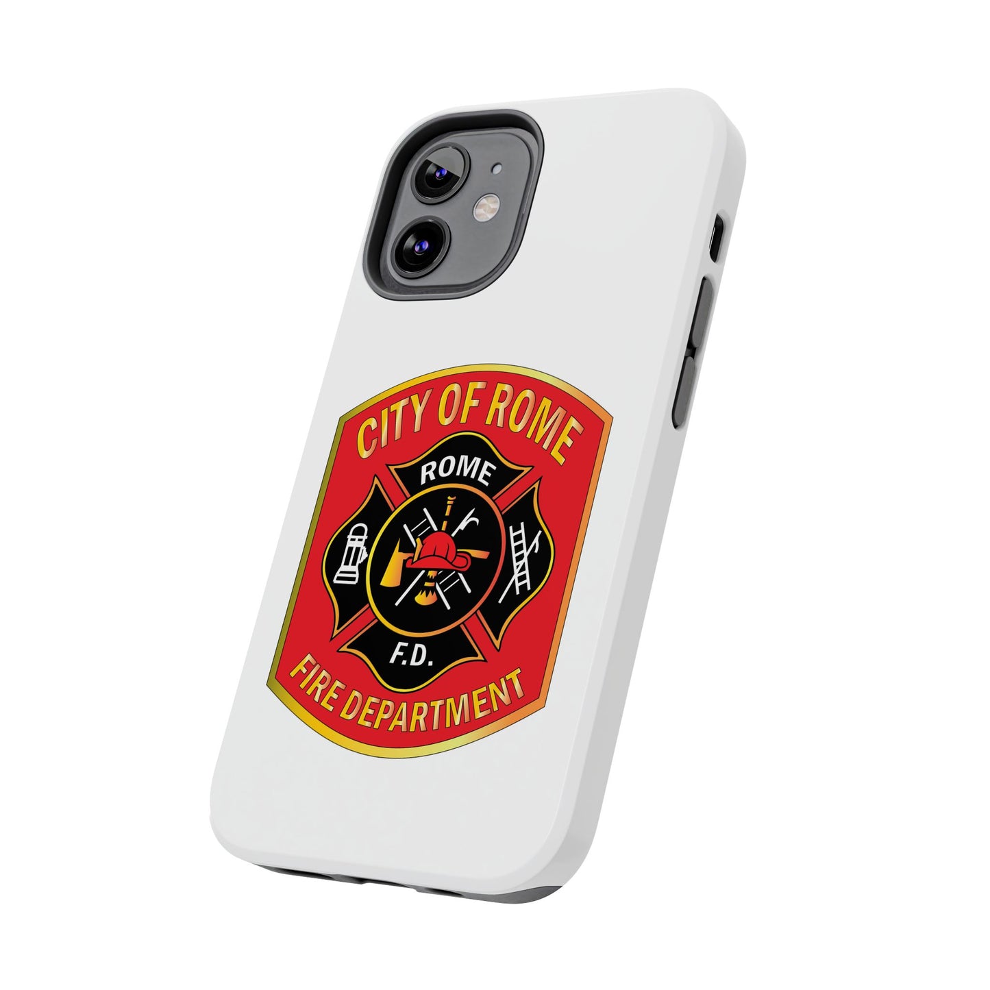 Rome Fire Department Tough Phone Case - Durable Protection with Pride