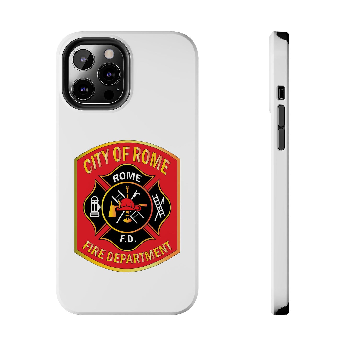 Rome Fire Department Tough Phone Case - Durable Protection with Pride