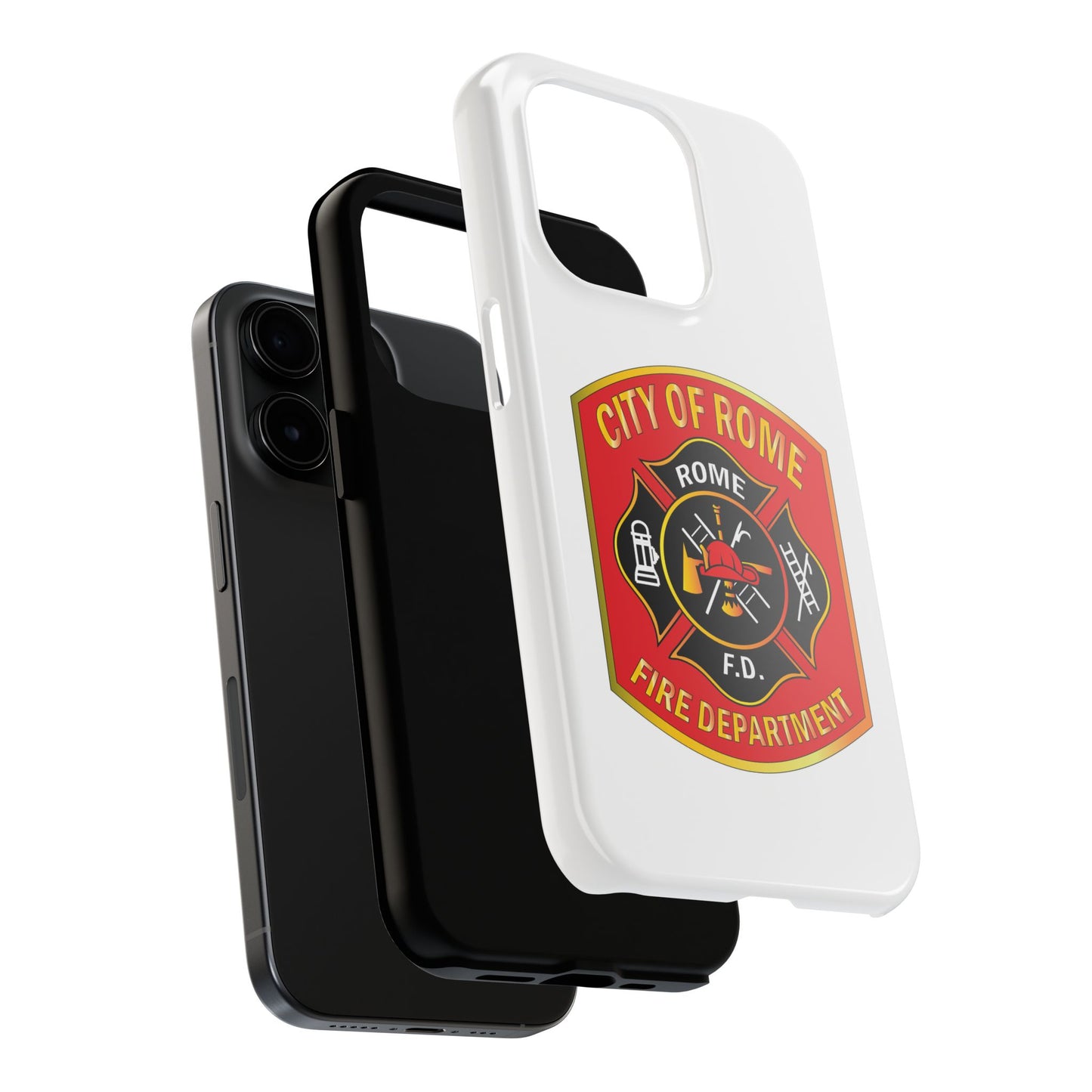 Rome Fire Department Tough Phone Case - Durable Protection with Pride