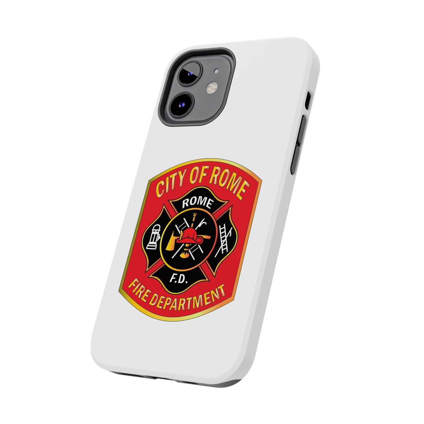 Rome Fire Department Tough Phone Case - Durable Protection with Pride