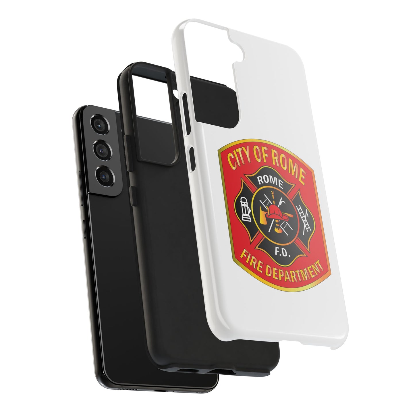 Rome Fire Department Tough Phone Case - Durable Protection with Pride