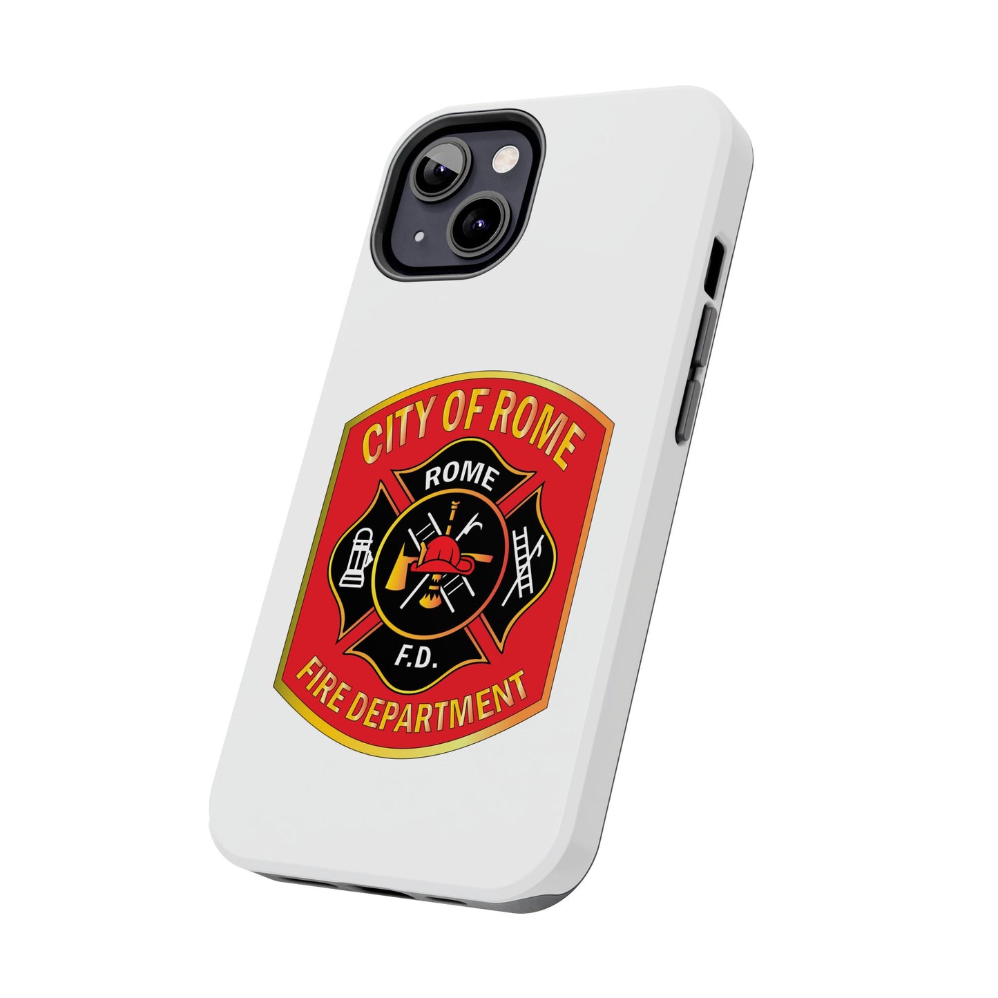 Rome Fire Department Tough Phone Case - Durable Protection with Pride