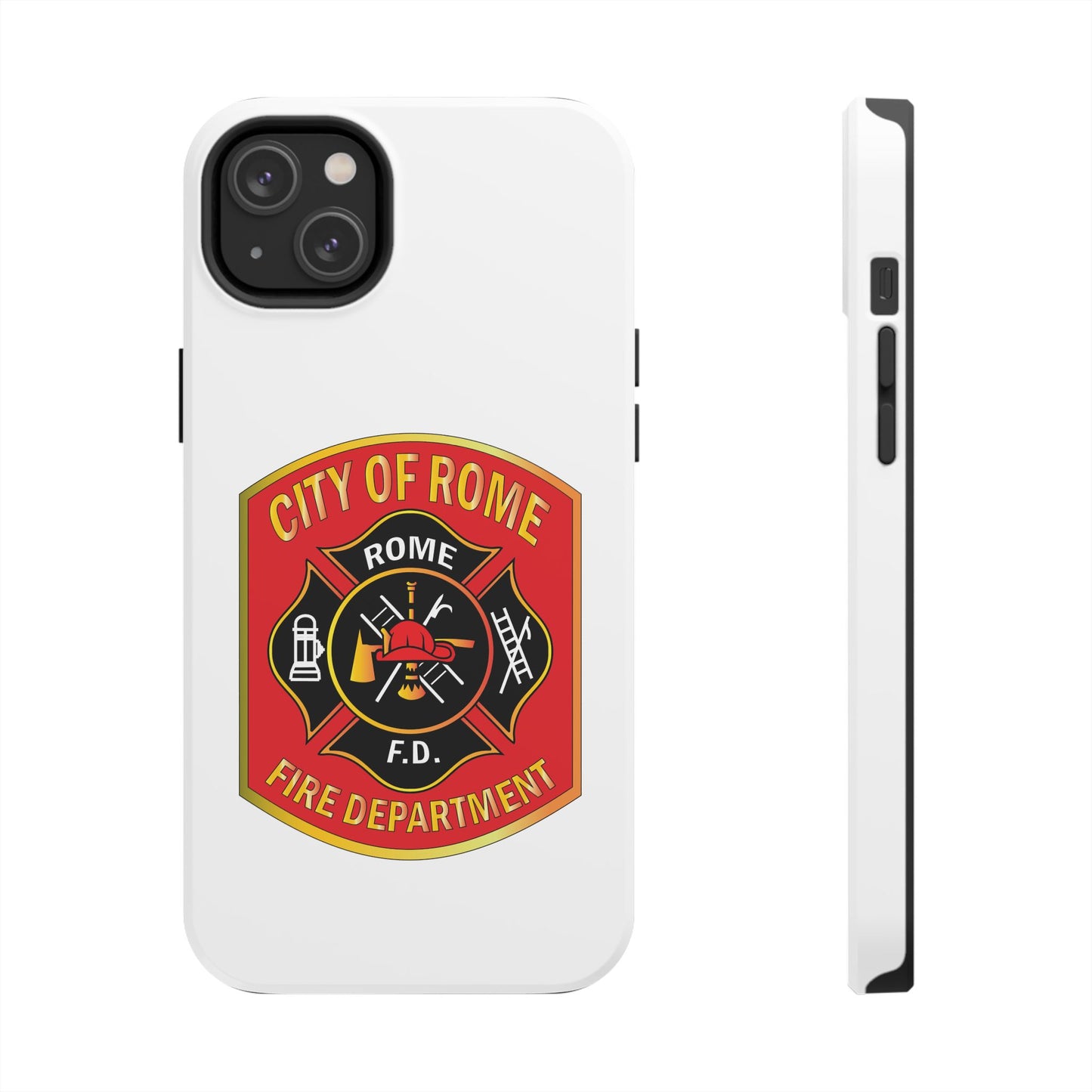 Rome Fire Department Tough Phone Case - Durable Protection with Pride