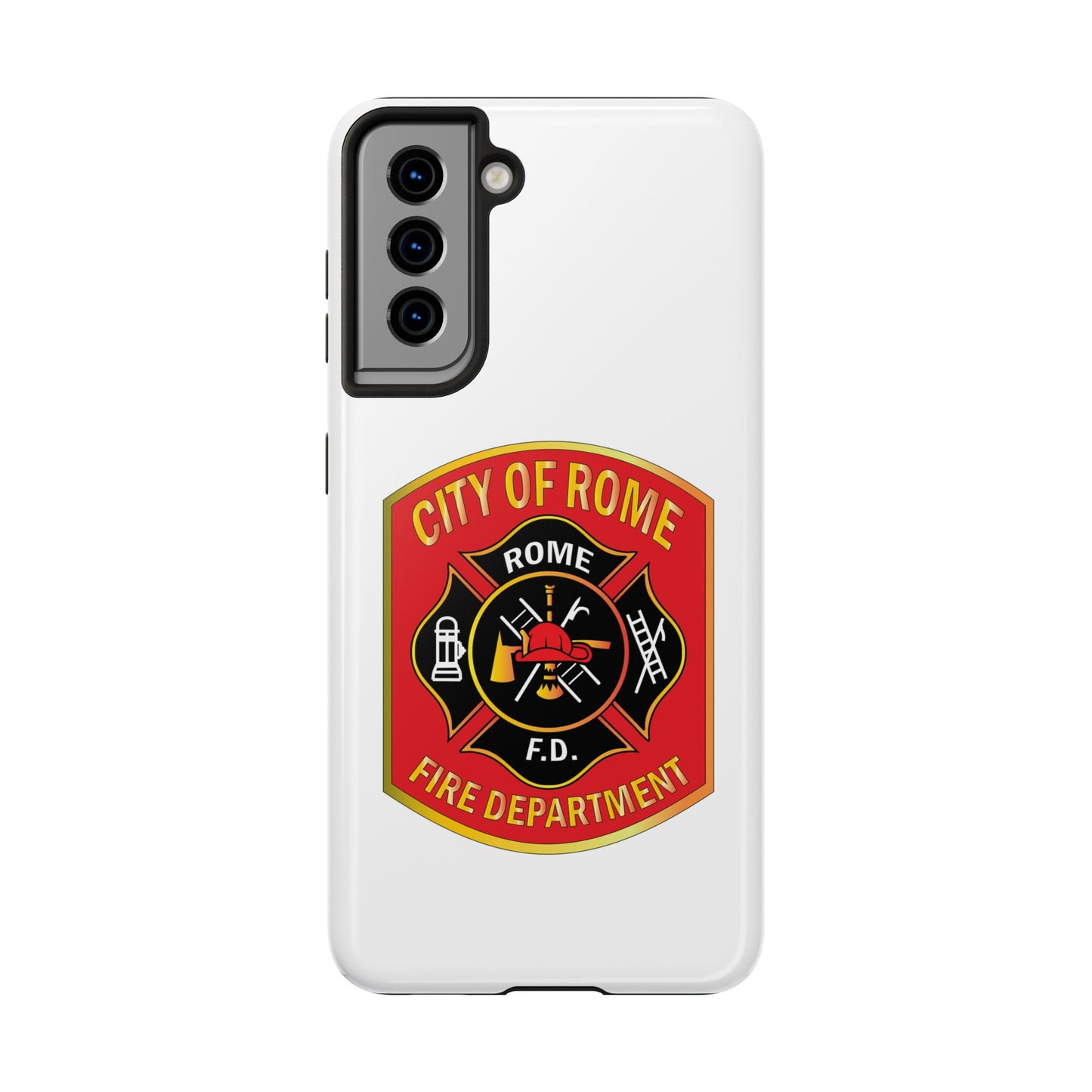 Rome Fire Department Tough Phone Case - Durable Protection with Pride