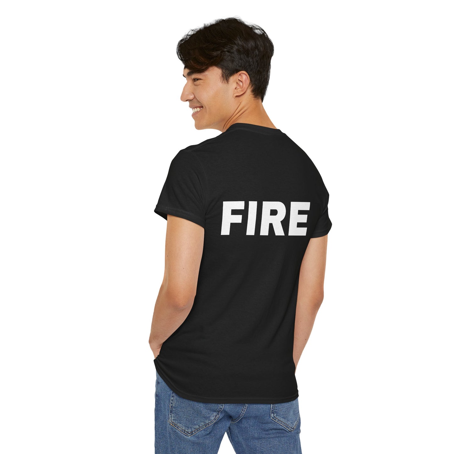 "Fire" Heavy Cotton Tee