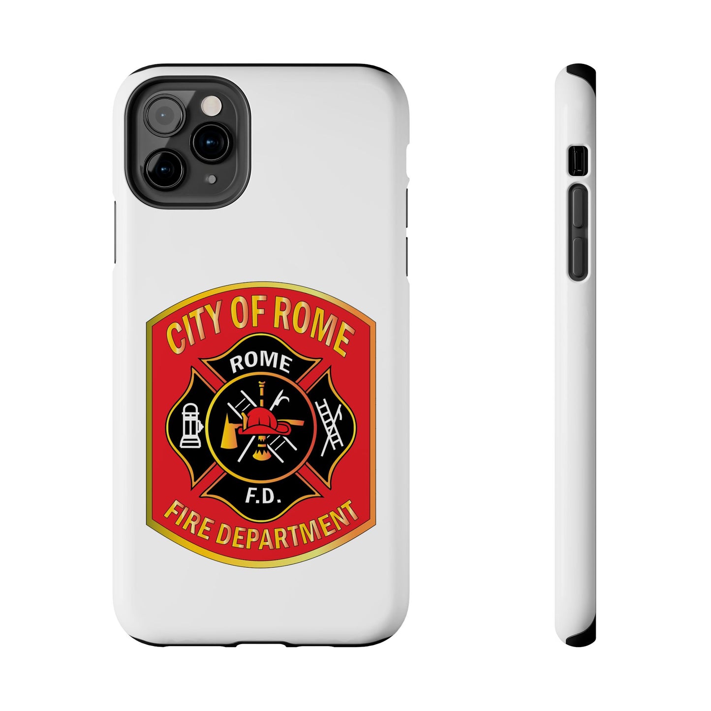 Rome Fire Department Tough Phone Case - Durable Protection with Pride