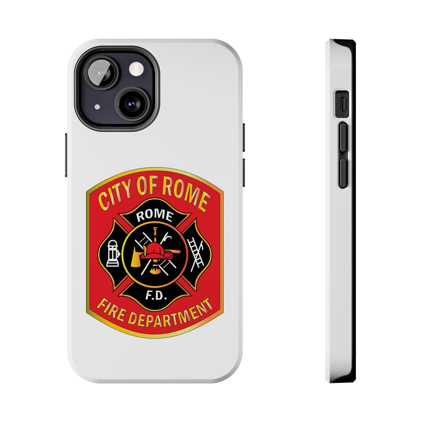 Rome Fire Department Tough Phone Case - Durable Protection with Pride