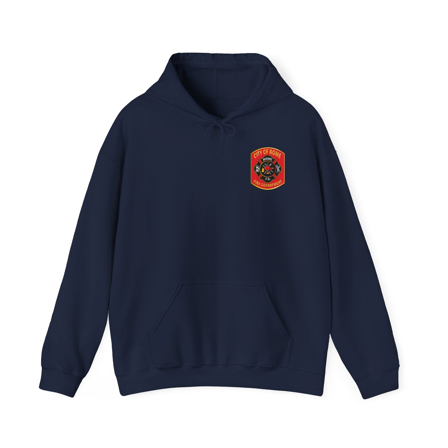 Basic City of Rome Fire Department Heavy Blend Hoodie