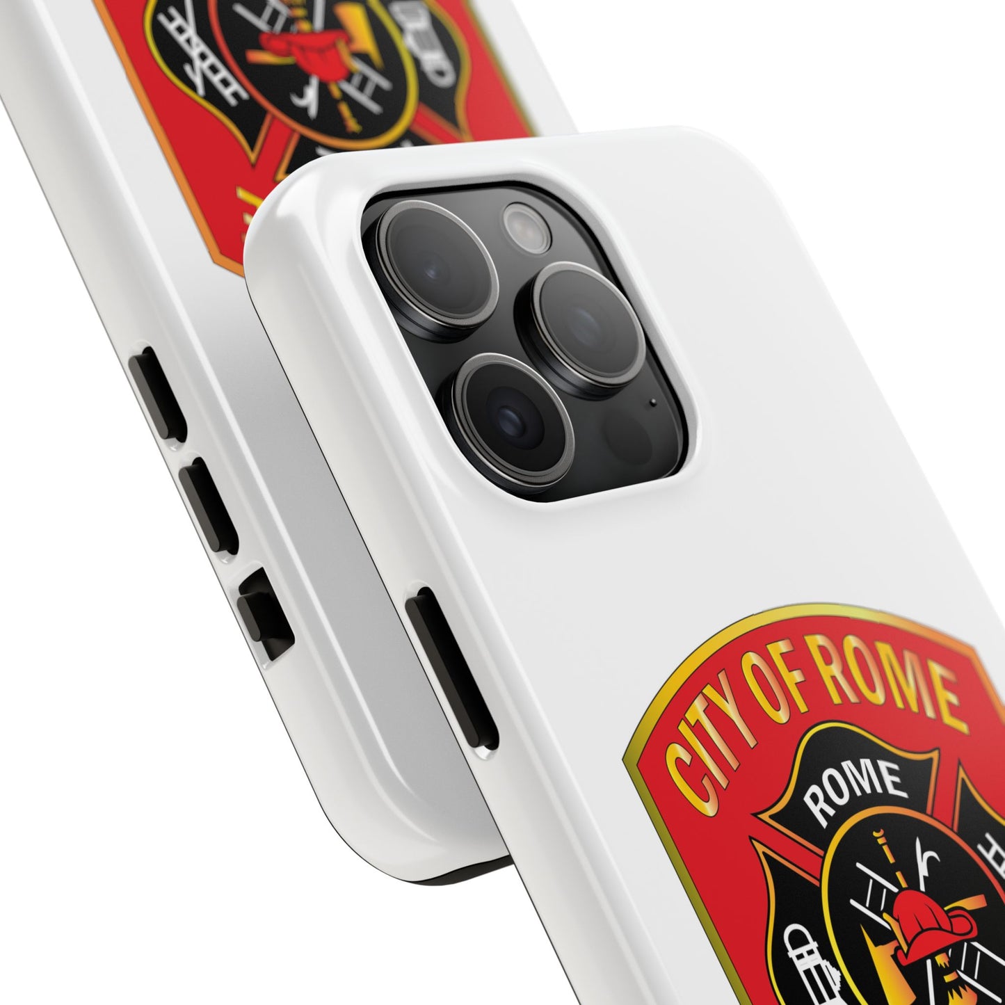 Rome Fire Department Tough Phone Case - Durable Protection with Pride