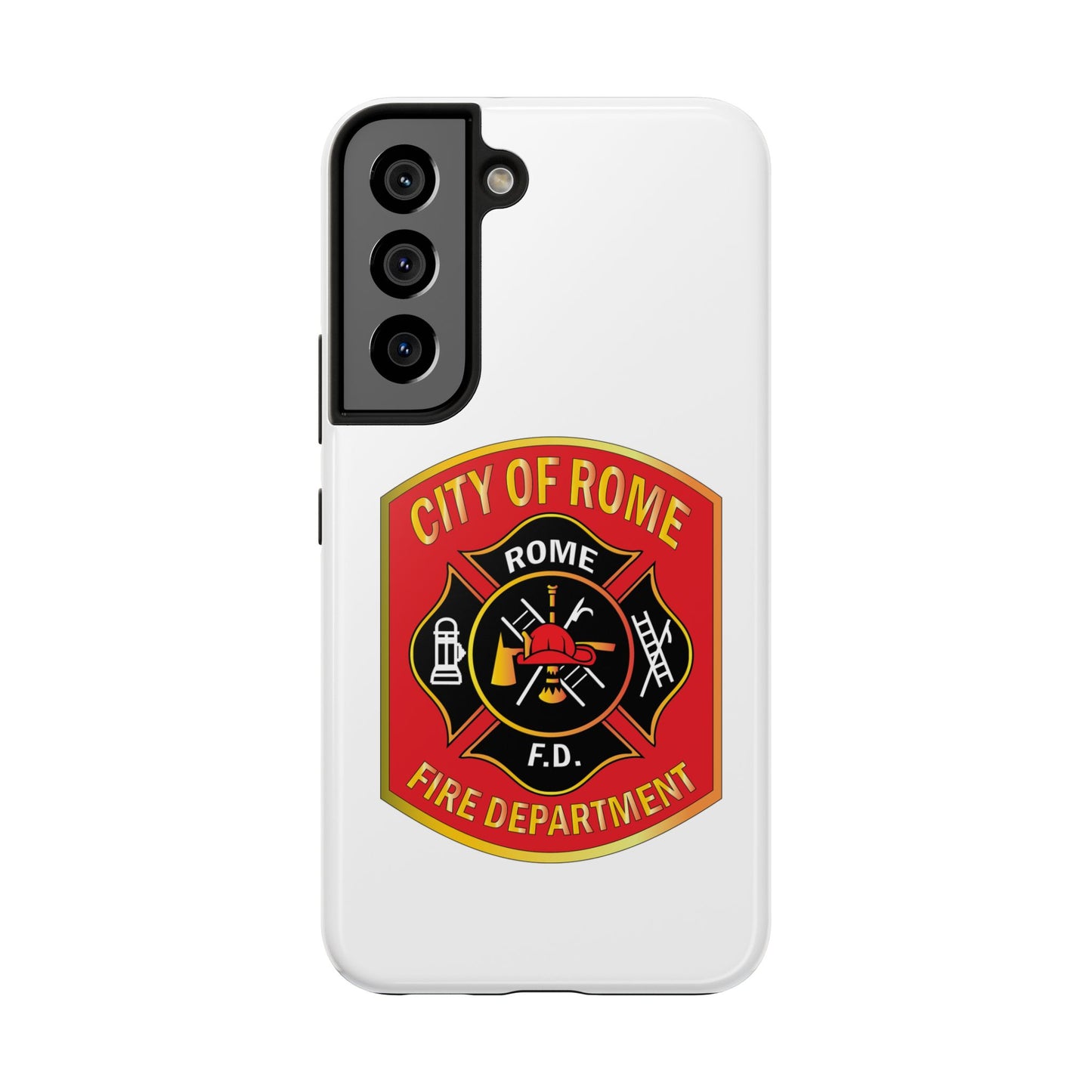 Rome Fire Department Tough Phone Case - Durable Protection with Pride