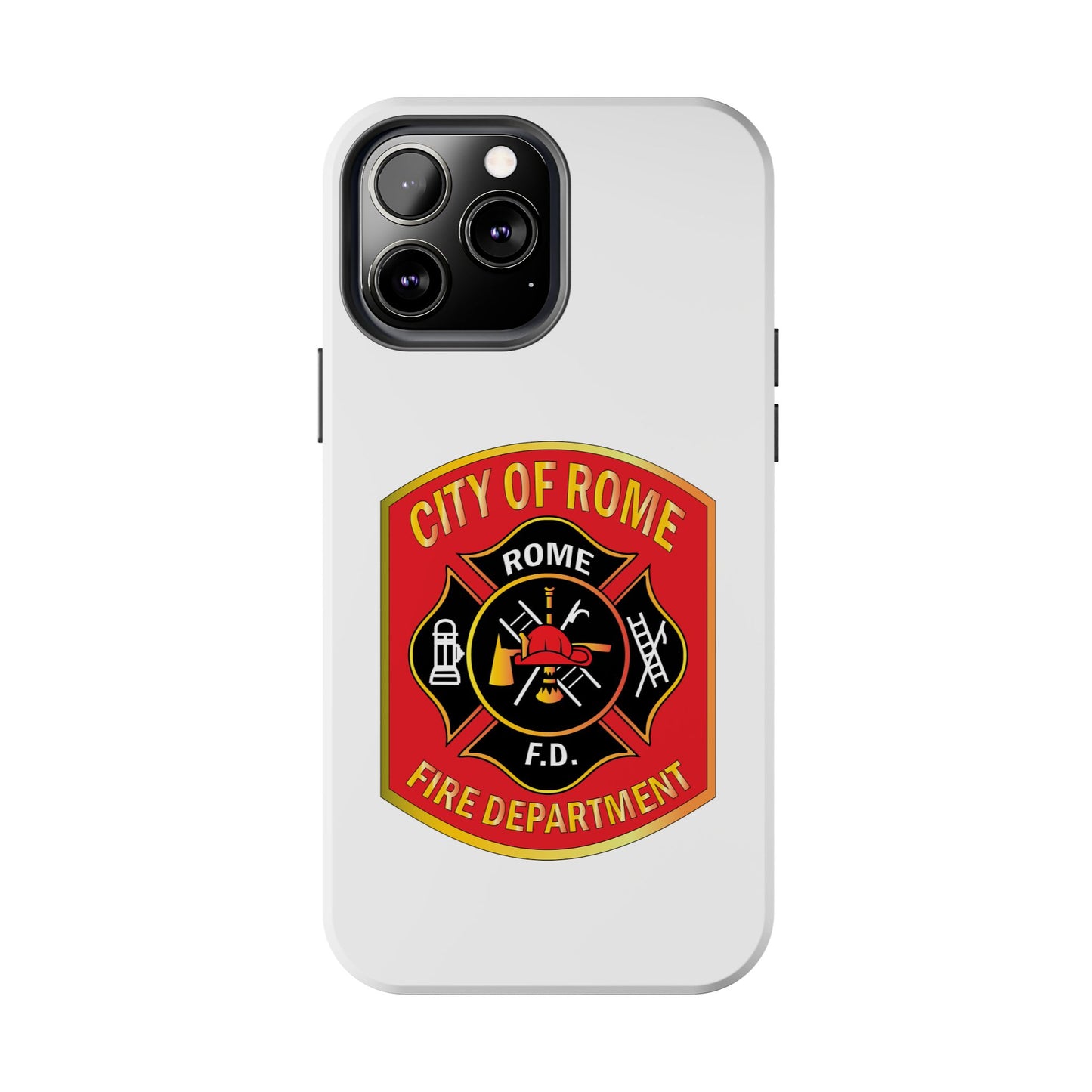 Rome Fire Department Tough Phone Case - Durable Protection with Pride