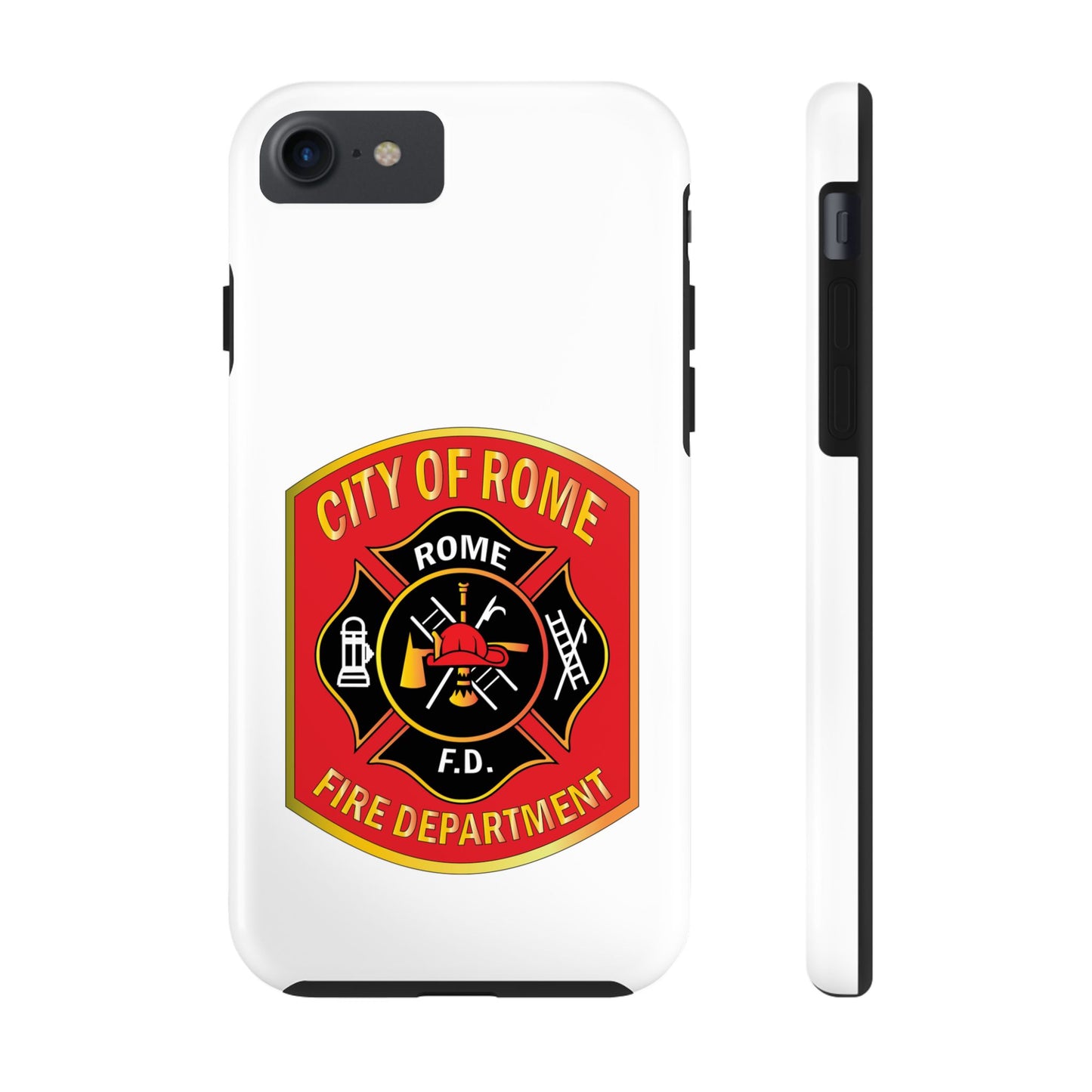 Rome Fire Department Tough Phone Case - Durable Protection with Pride