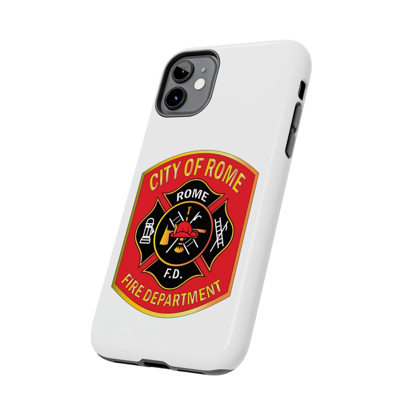 Rome Fire Department Tough Phone Case - Durable Protection with Pride