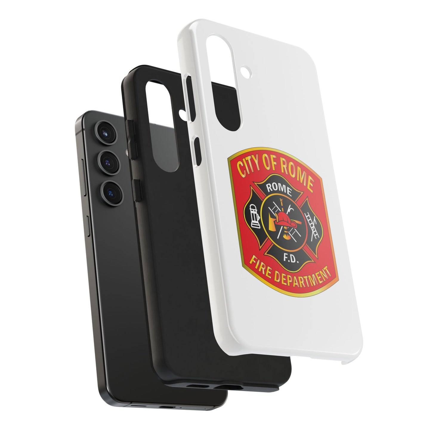 Rome Fire Department Tough Phone Case - Durable Protection with Pride