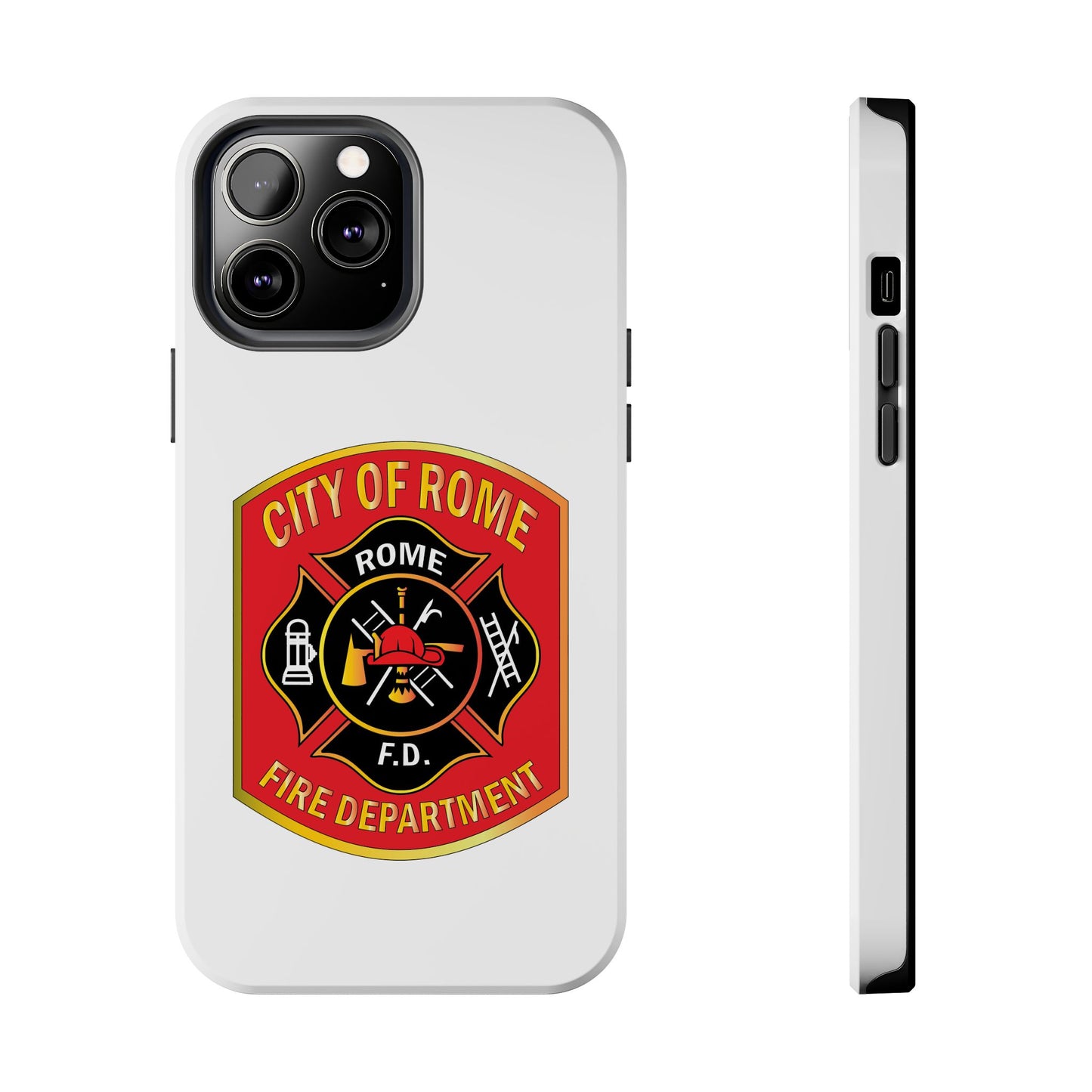 Rome Fire Department Tough Phone Case - Durable Protection with Pride