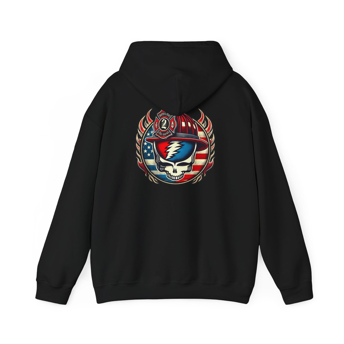 Vintage-Inspired Unisex Heavy Blend™ Hooded Sweatshirt with Retro Graphic Design