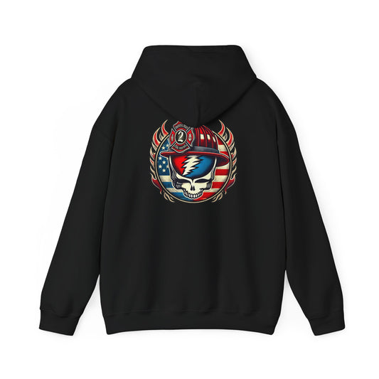 Vintage-Inspired Unisex Heavy Blend™ Hooded Sweatshirt with Retro Graphic Design