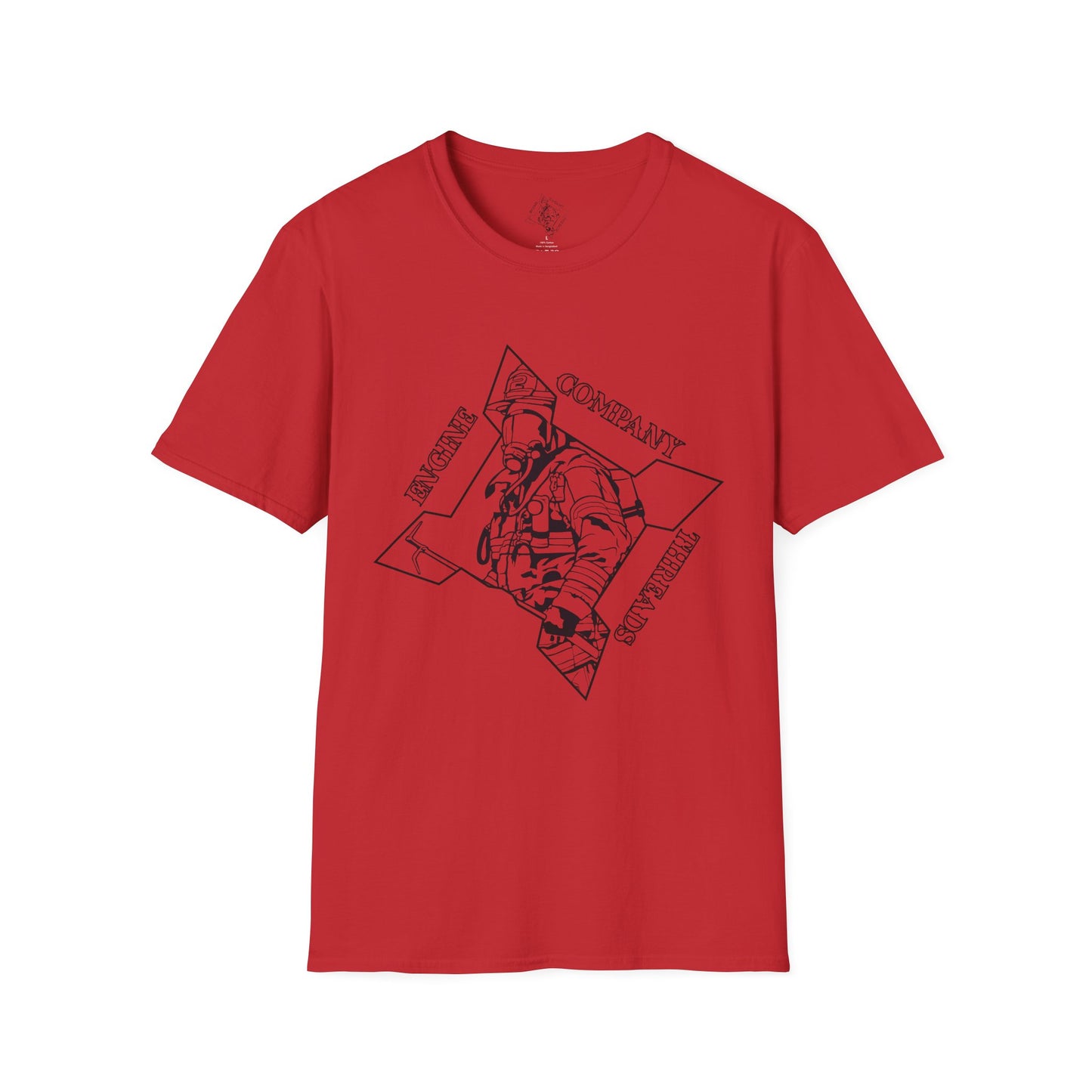 Firefighter Graphic Unisex T-Shirt - Support Your Local Fire Department