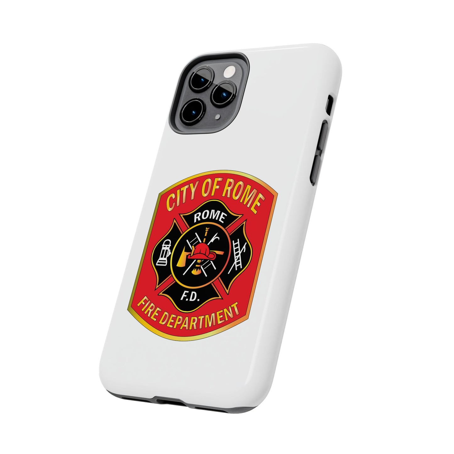 Rome Fire Department Tough Phone Case - Durable Protection with Pride