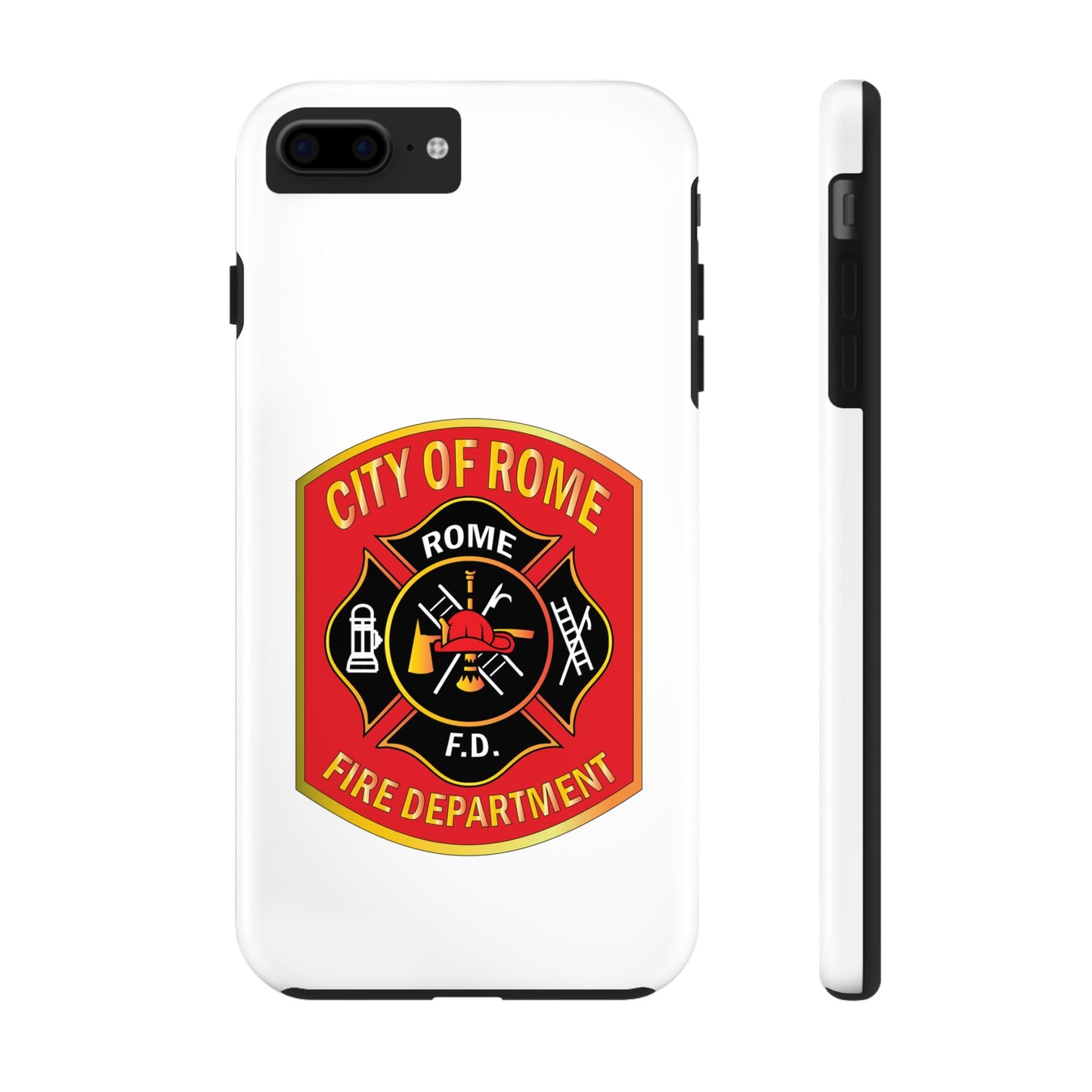 Rome Fire Department Tough Phone Case - Durable Protection with Pride