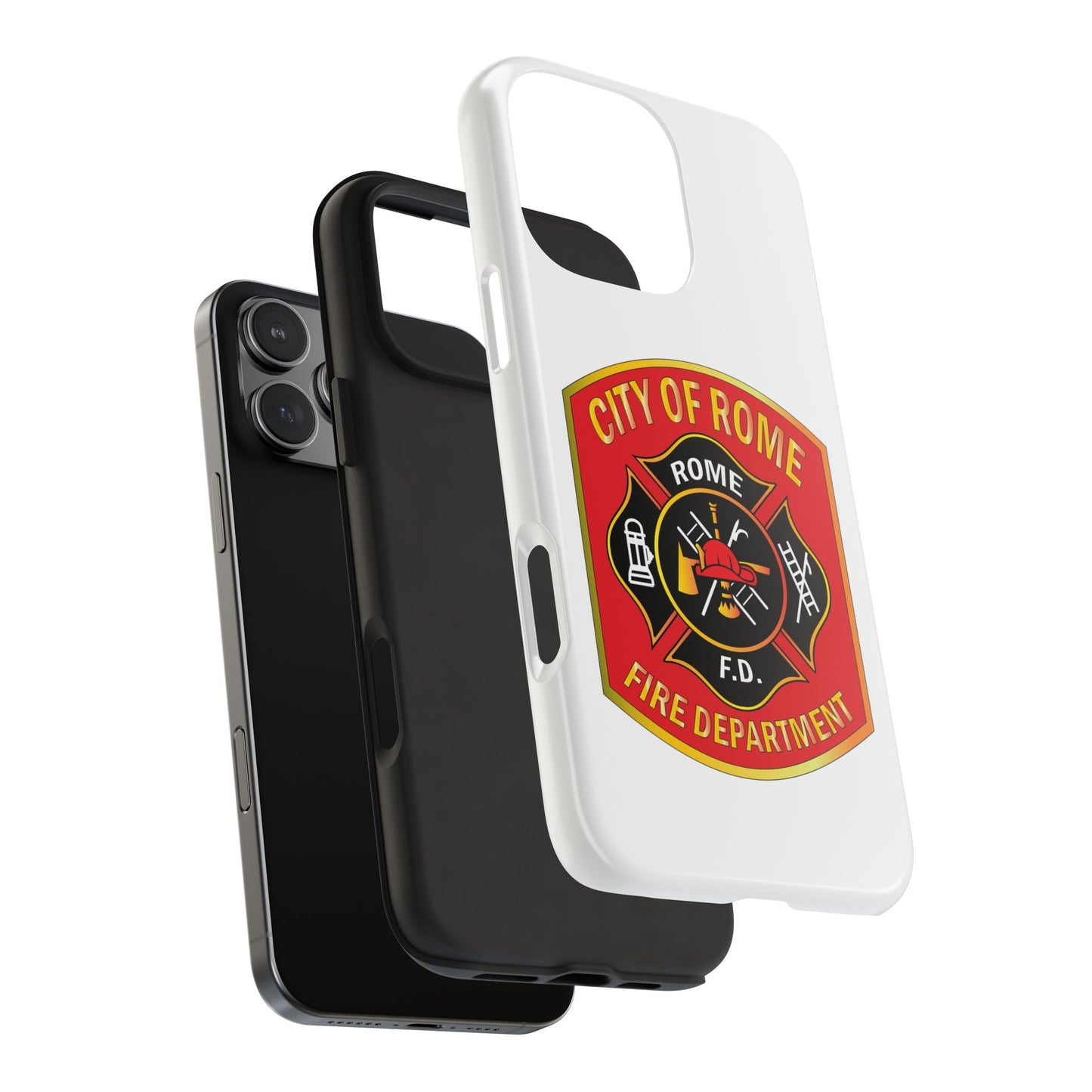 Rome Fire Department Tough Phone Case - Durable Protection with Pride