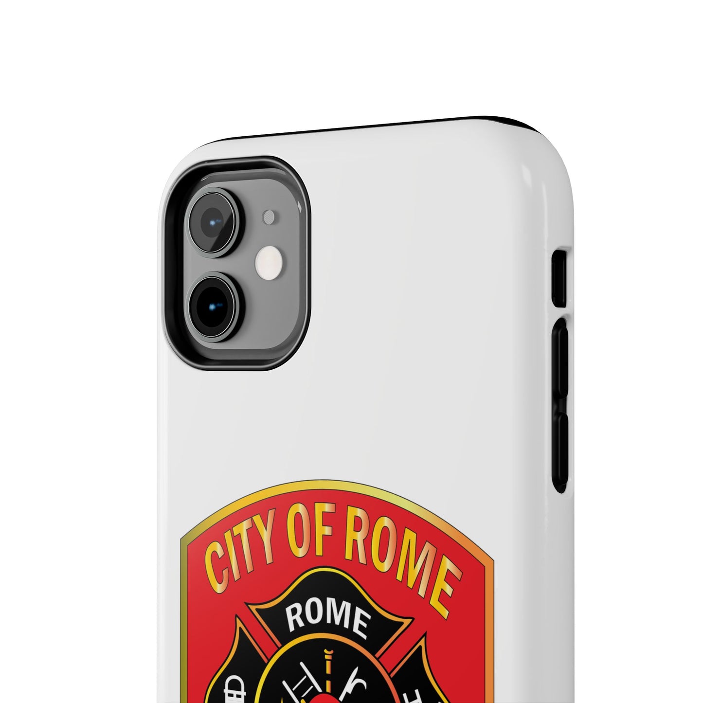 Rome Fire Department Tough Phone Case - Durable Protection with Pride