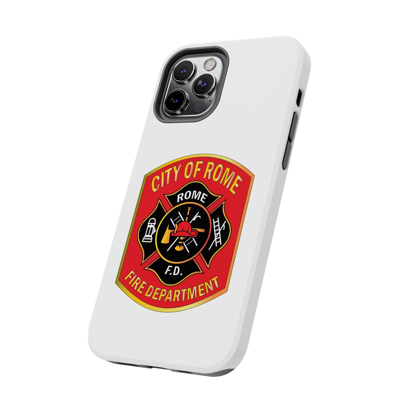 Rome Fire Department Tough Phone Case - Durable Protection with Pride