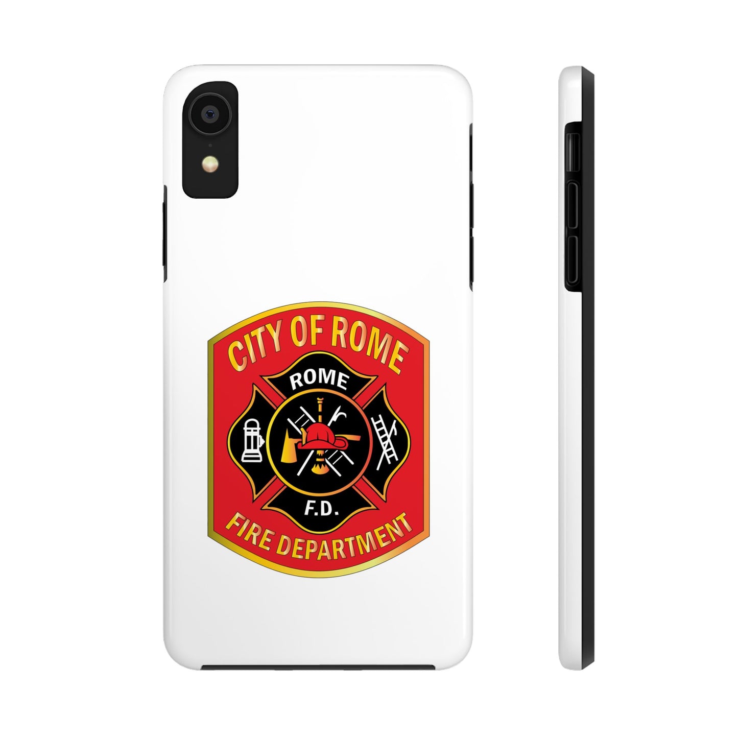 Rome Fire Department Tough Phone Case - Durable Protection with Pride