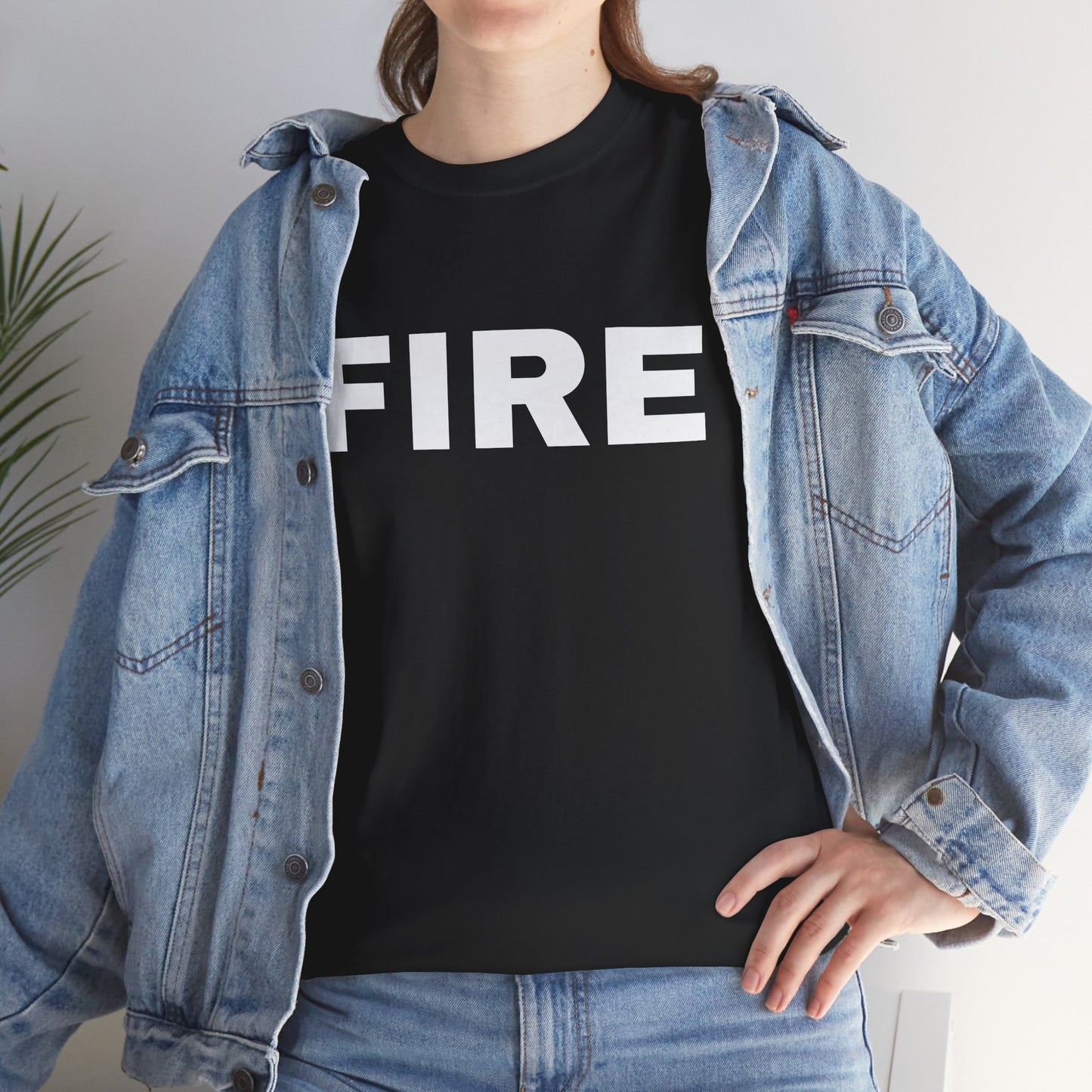 "Fire" Heavy Cotton Tee