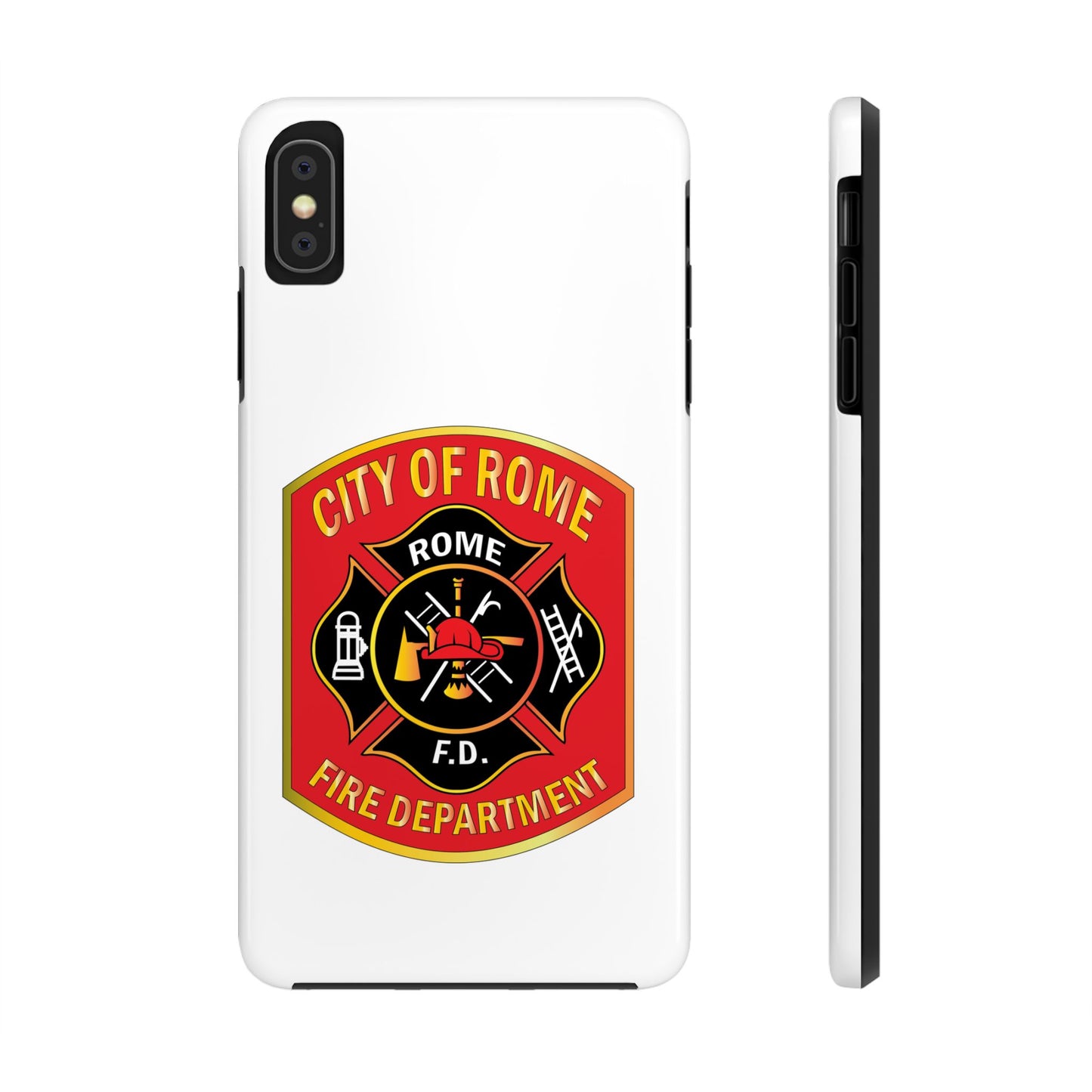 Rome Fire Department Tough Phone Case - Durable Protection with Pride