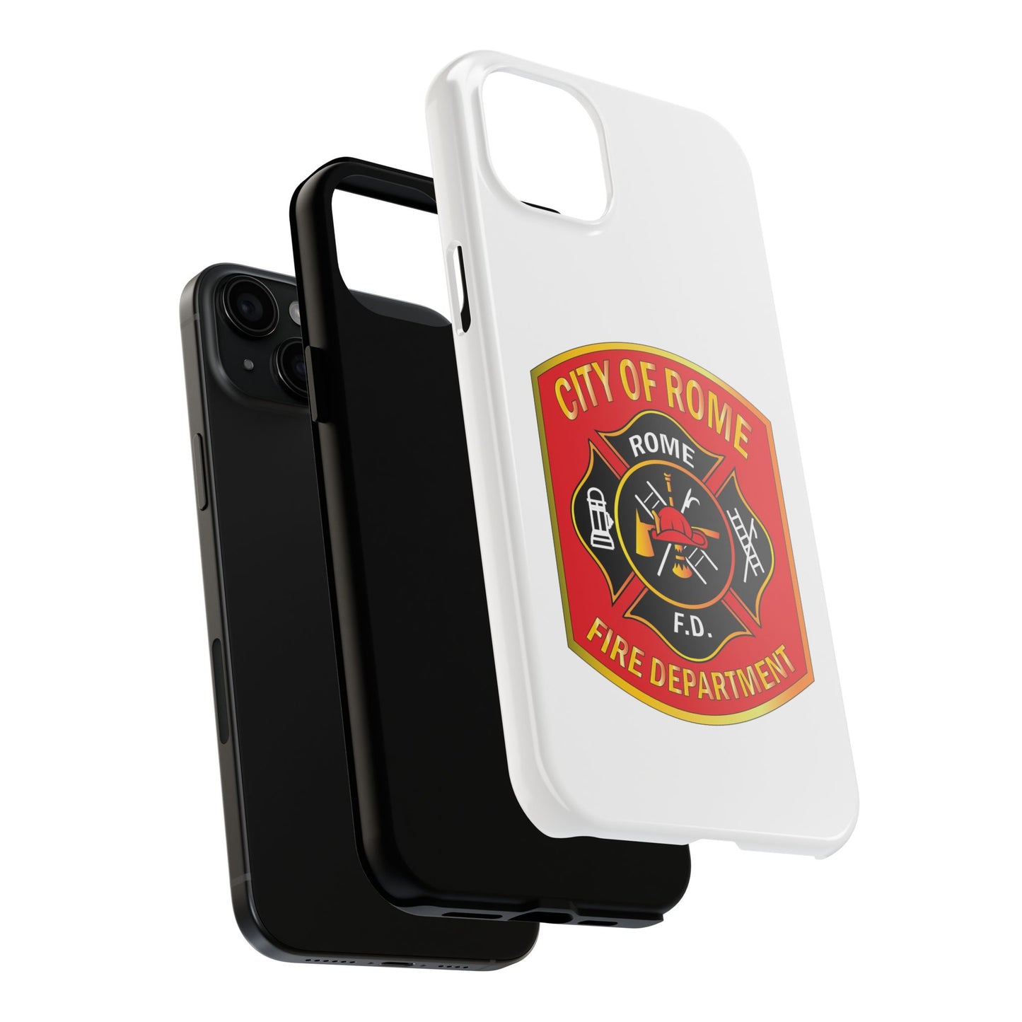 Rome Fire Department Tough Phone Case - Durable Protection with Pride