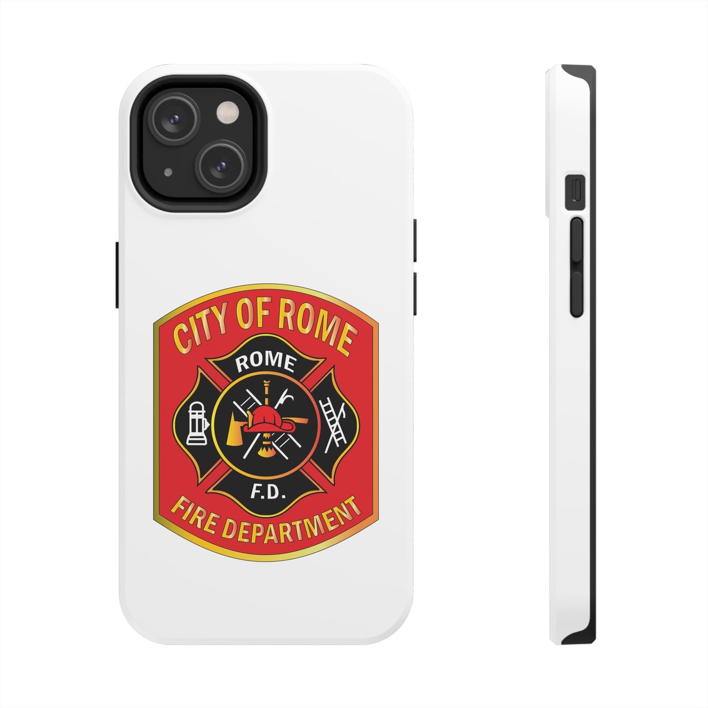 Rome Fire Department Tough Phone Case - Durable Protection with Pride