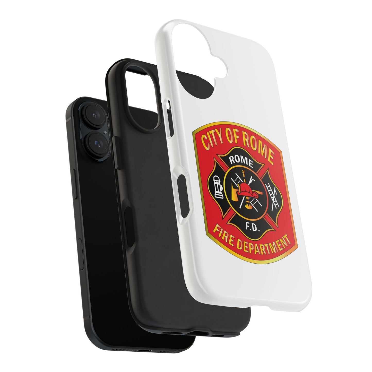 Rome Fire Department Tough Phone Case - Durable Protection with Pride