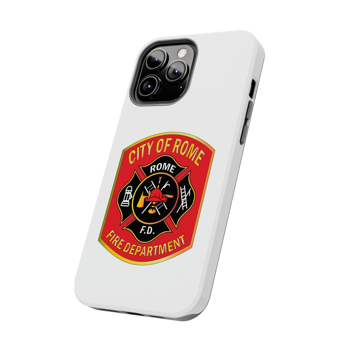 Rome Fire Department Tough Phone Case - Durable Protection with Pride