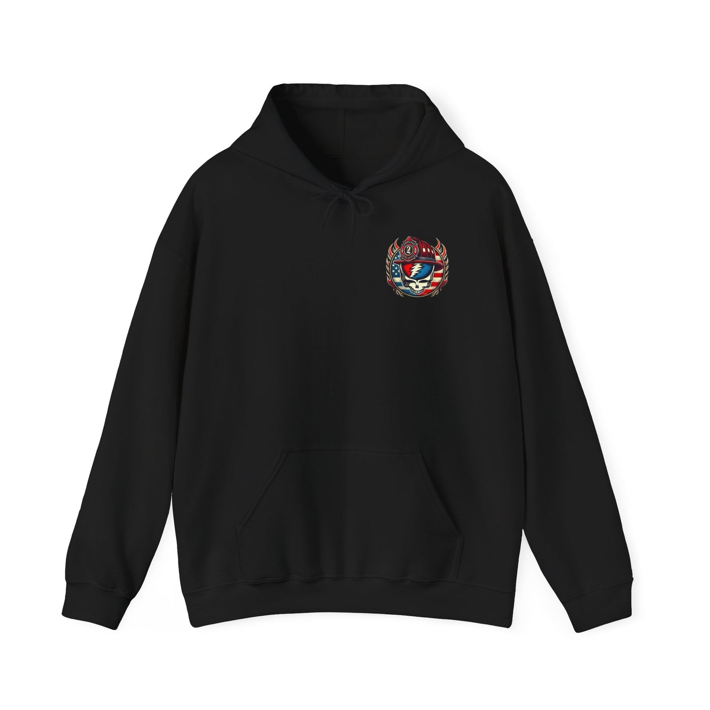 Vintage-Inspired Unisex Heavy Blend™ Hooded Sweatshirt with Retro Graphic Design