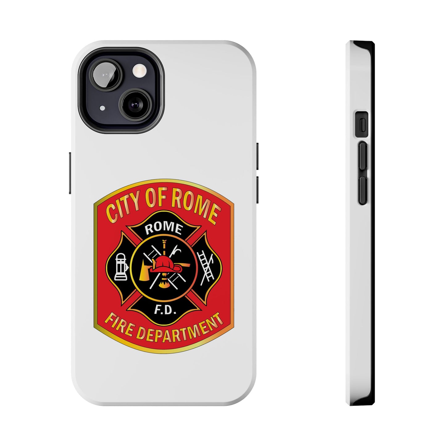 Rome Fire Department Tough Phone Case - Durable Protection with Pride